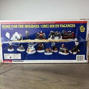 Accents Unlimited Wee Crafts 21756 Home For The Holidays Ready-to-Paint 12 Piece